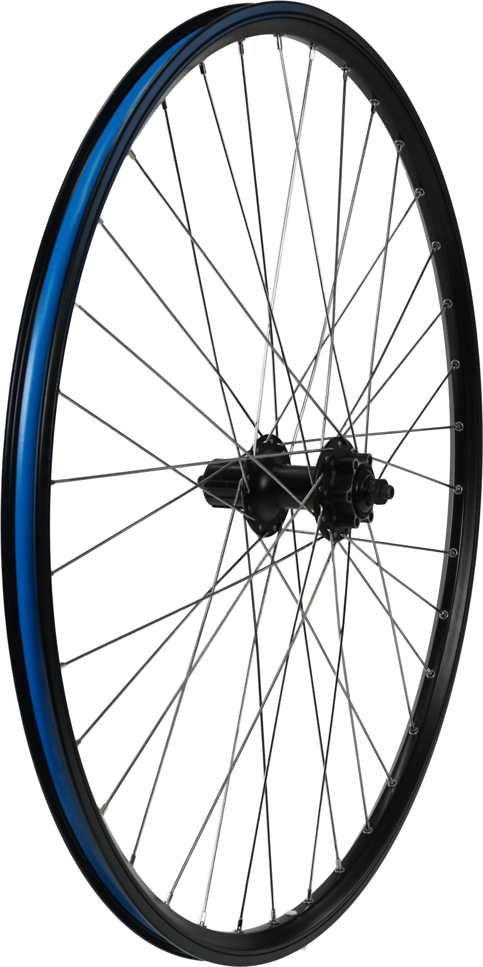 28 Zoll Hinterrad Laufrad Hohlkammerfelge geöst | Nabe Shimano, DEORE FH-M475  | inkl. Schnellspanner | für 6 Loch Bremsscheibe | Schwarz I ETRTO 19-622