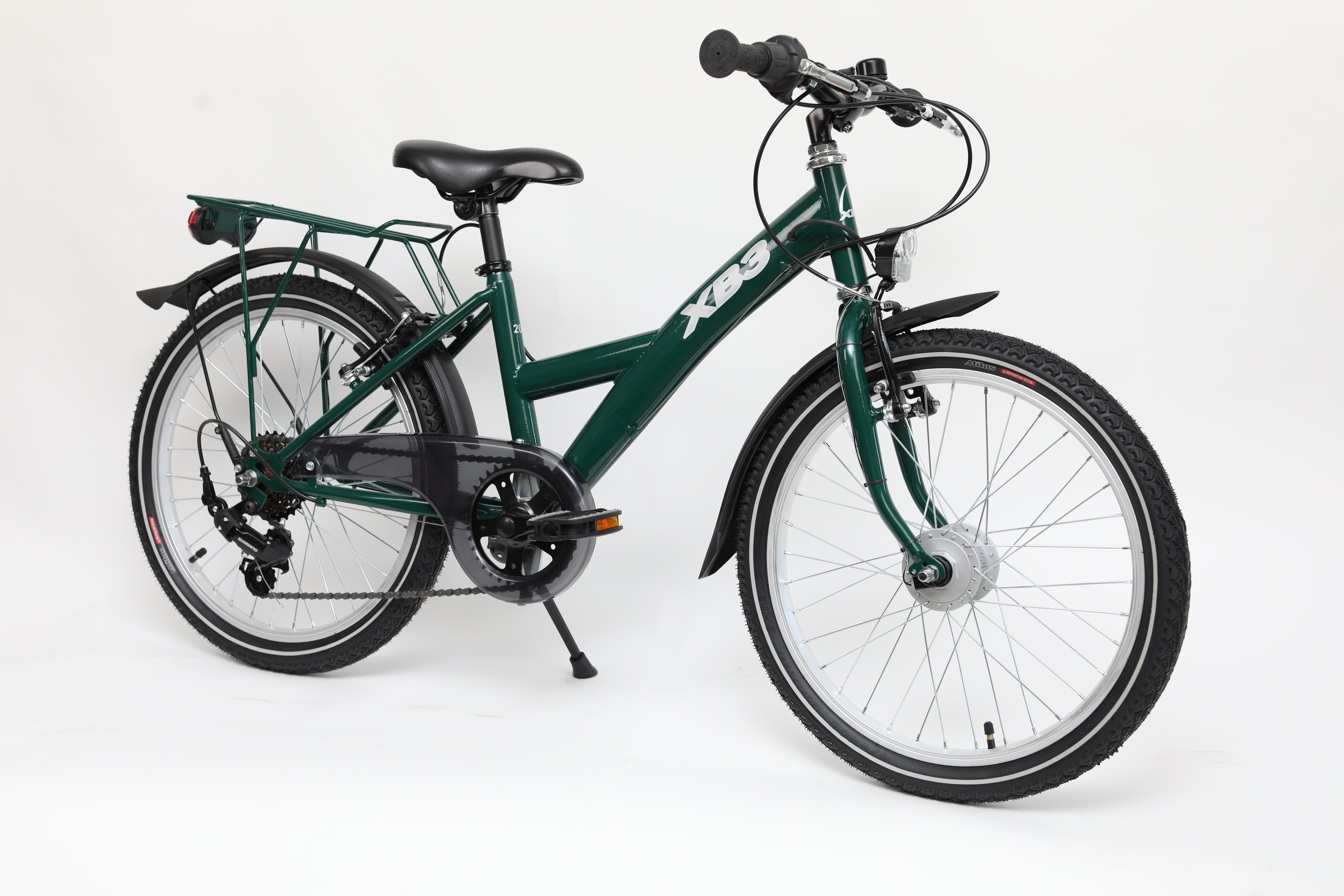 XB3 20 Zoll Kinderfahrrad, 6 Gänge Kettenschaltung grün