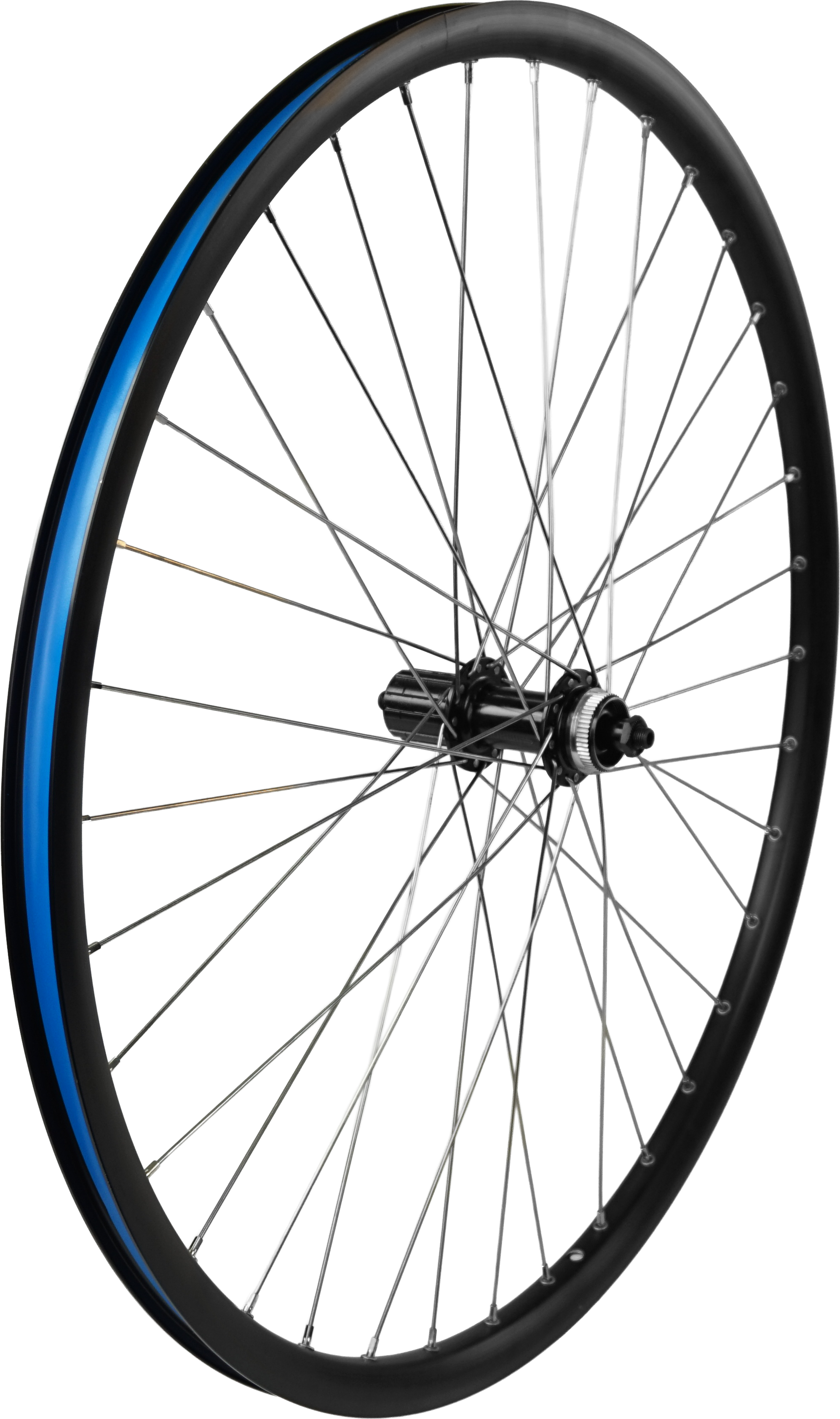 28 Zoll Hinterrad Laufrad Hohlkammerfelge geöst | inkl. Schnellspanner | für Center Lock Scheibenbremse I ETRTO 21-622