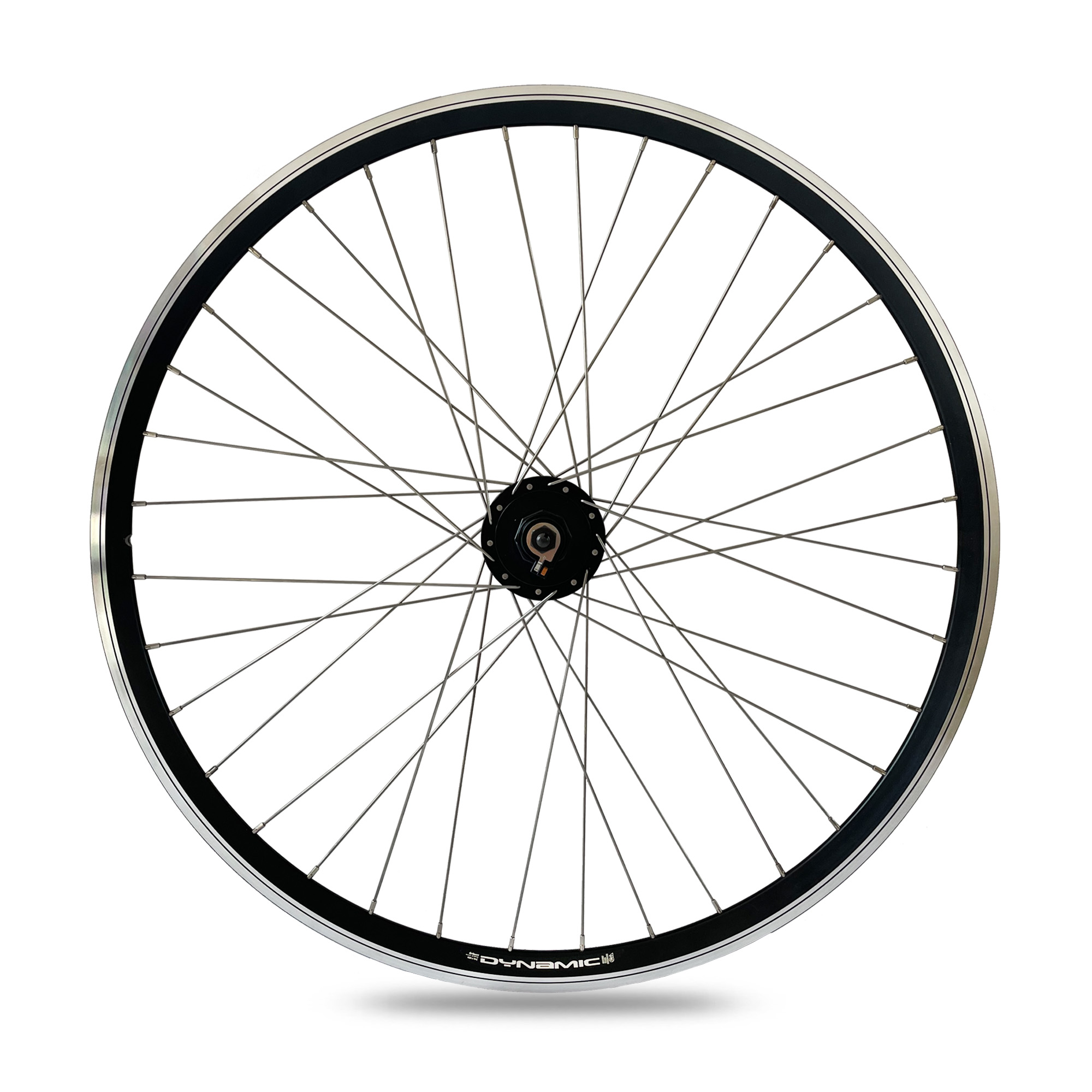 XB3 Vorderrad 28 Zoll Shimano Nabendynamo Hohlkammerfelge für Felgenbremse schwarz