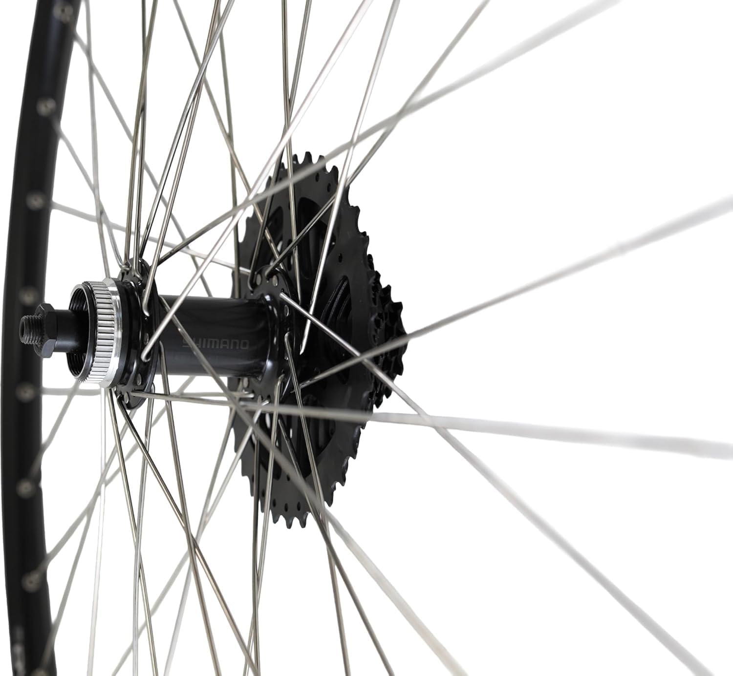 Hinterrad 28 Zoll Shimano CS-HG200 9-Fach Center Lock 19-622 Nabe-FH-QC400 von Shimano